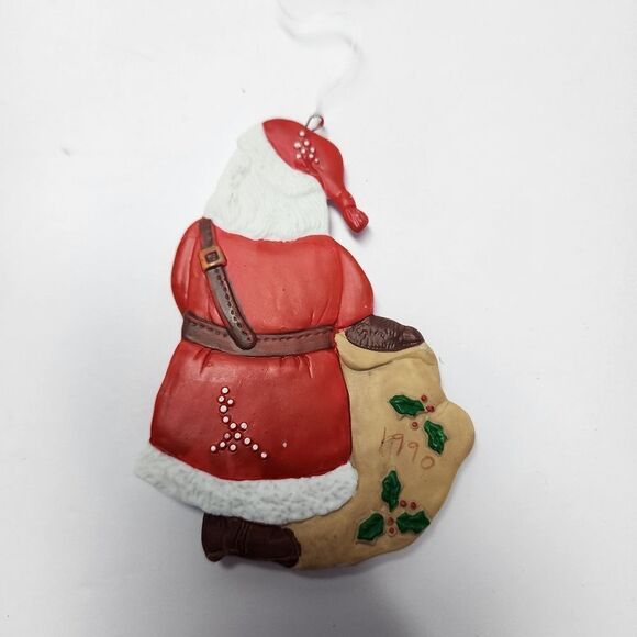 Vintage Ceramic Set of Two Christmas Ornaments - Picture 5 of 5